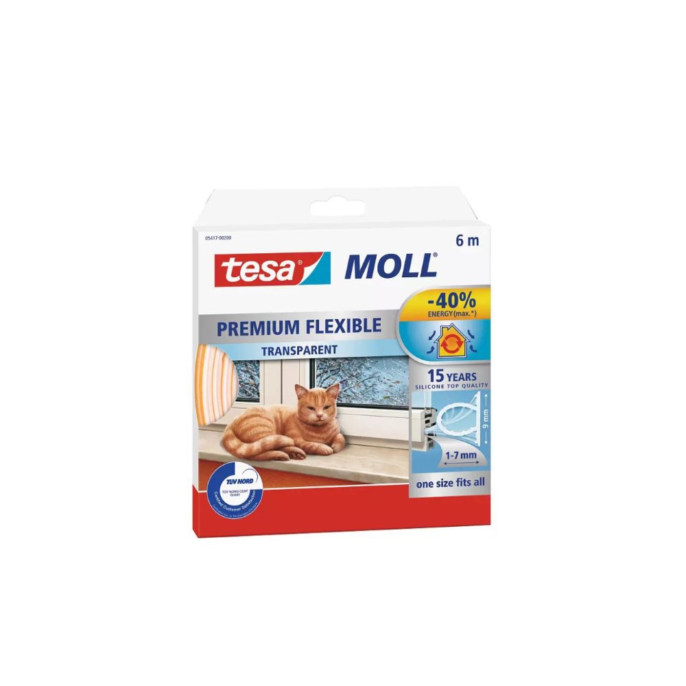 Tesamoll Premium Flexible (1-5Mm Gaps) Transparent