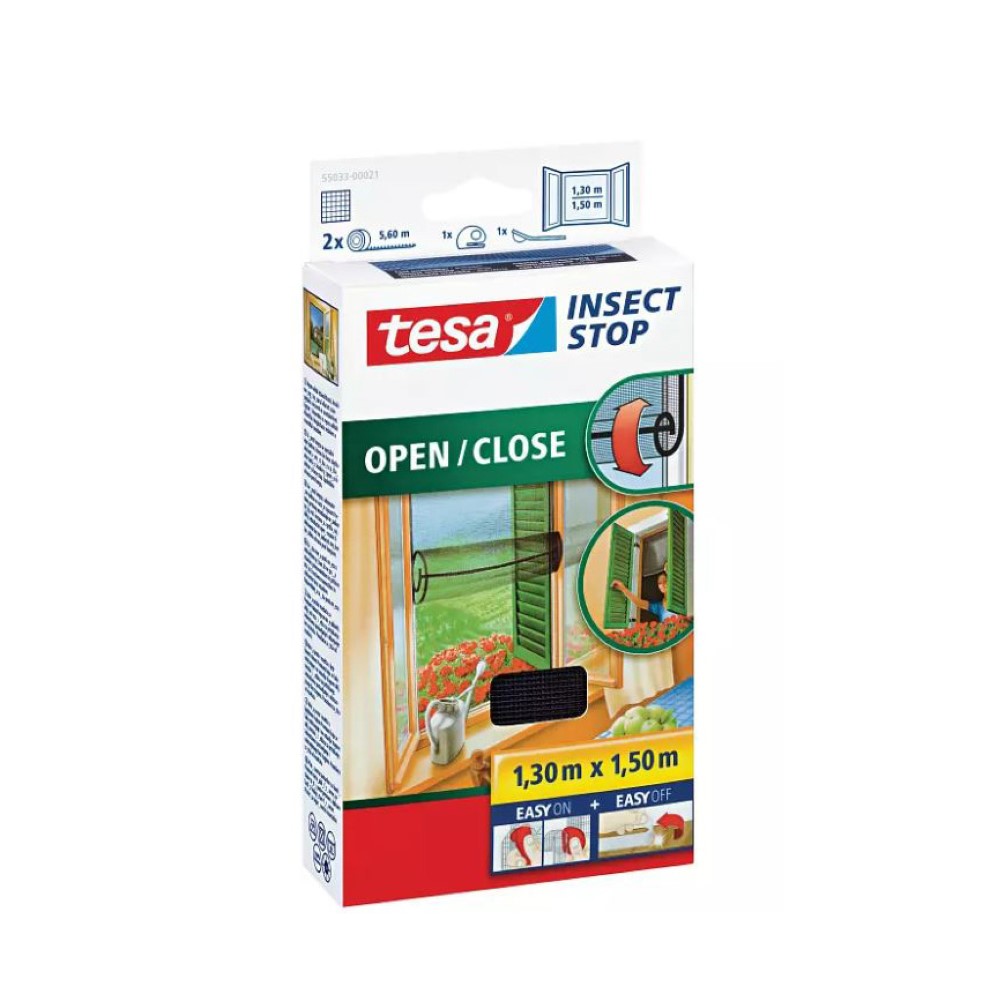 Tesa Mn Comfort Open/Close 1,3X1,5 Black