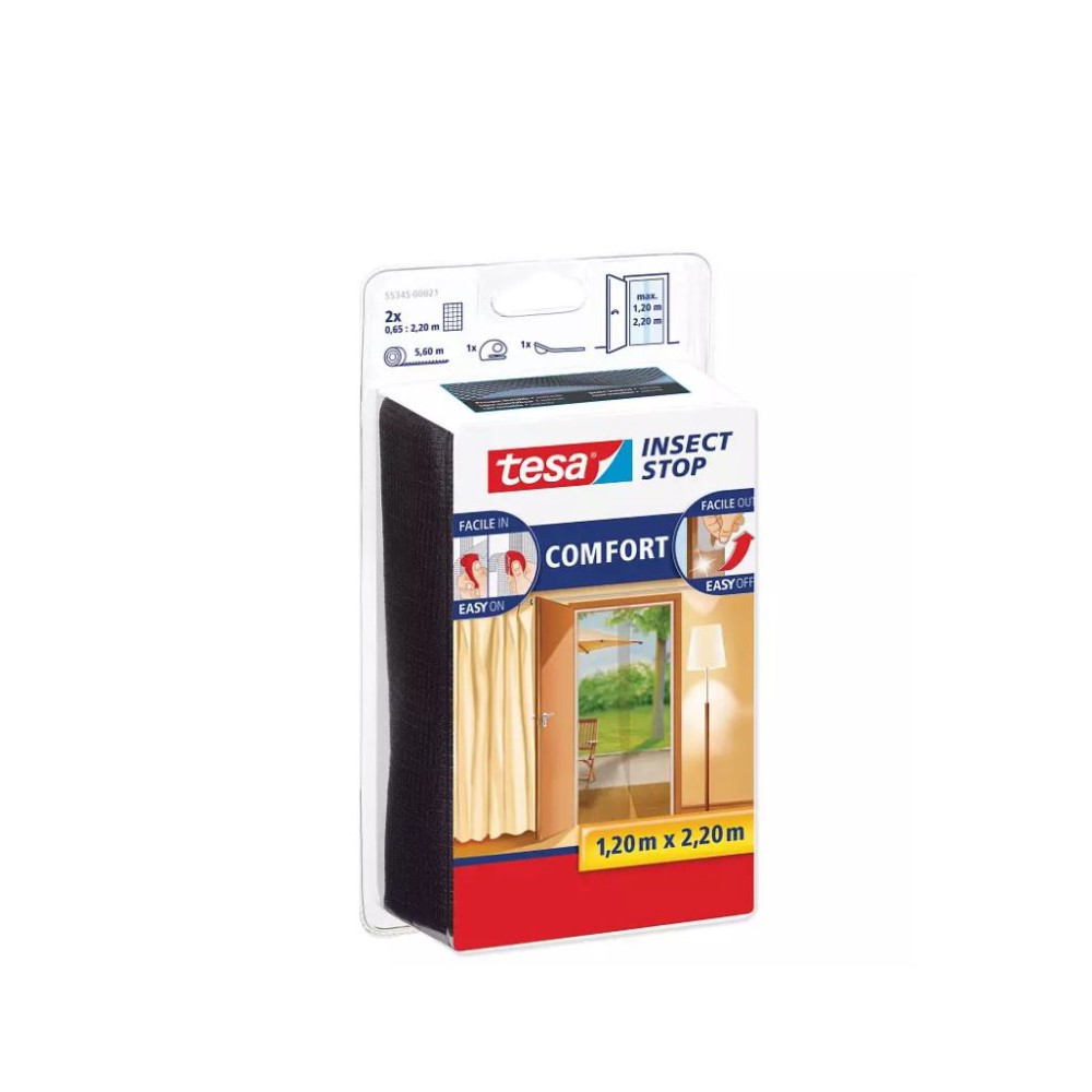 Tesa Mn Comfort Door 2X0,65X2,2 Black