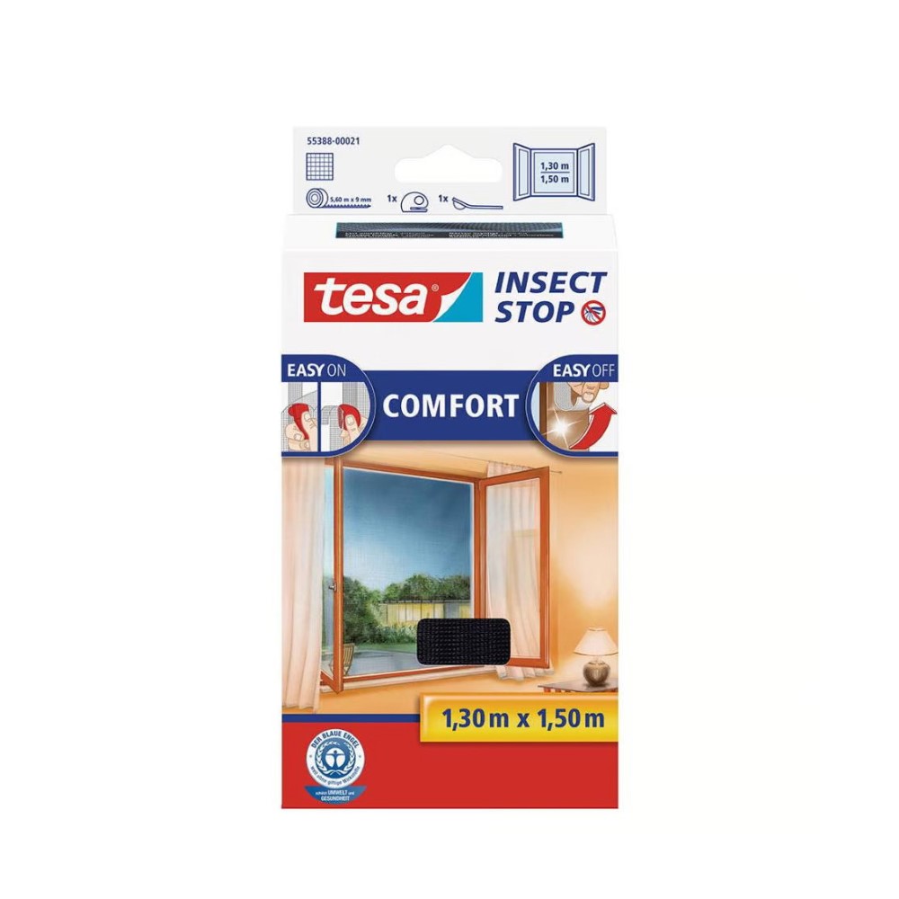 Tesa Mn Comfort Window 1,3X1,5 Black