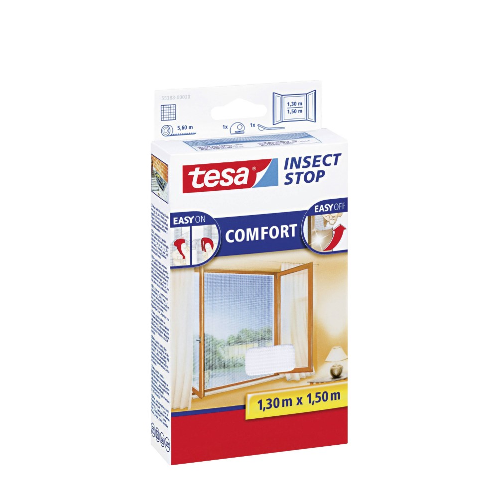 Tesa Mn Comfort Window 1,3X1,5 Black