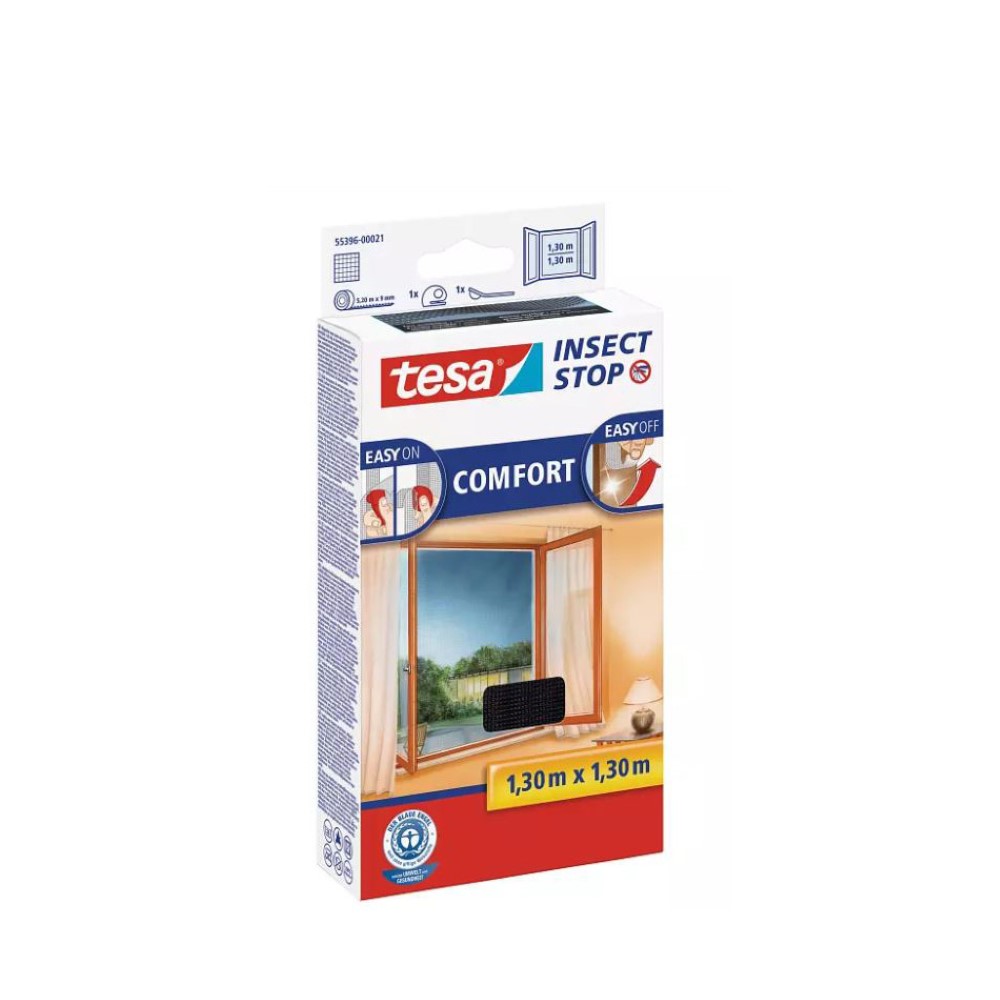 Tesa Mn Comfort Window 1,3X1,3 Black