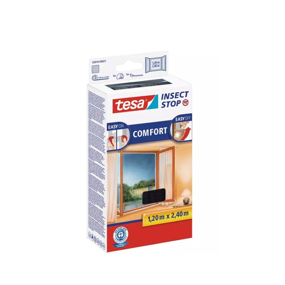 Tesa Mn Comfort Window 1,2X2,4 Black