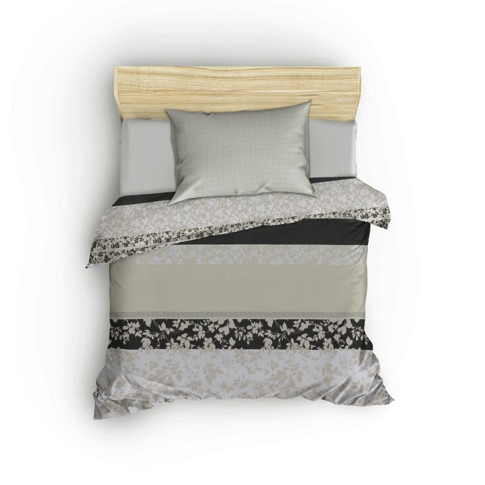 Cottonbox Deborah - Beige Ranforce Single Quilt Cover Set 160*220CM