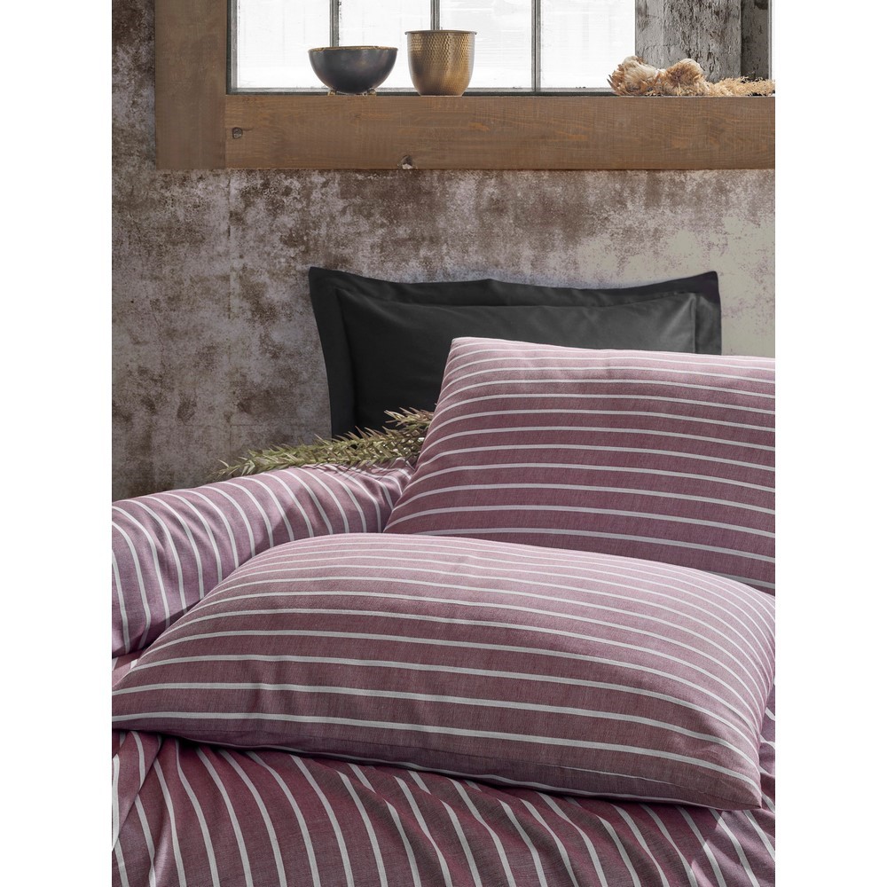 Cottonbox Bamboo - Claret Red Bamboo Double Quilt Cover Set 200*220CM