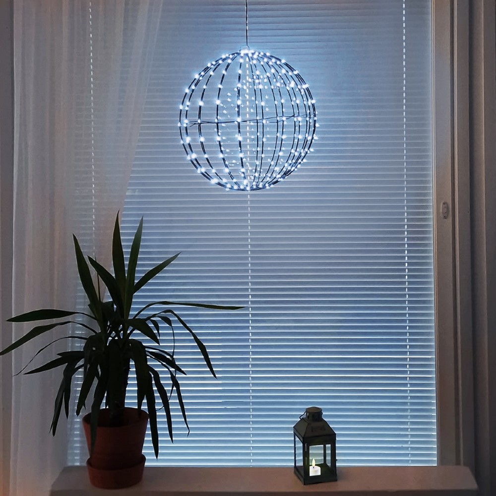 Koopman Led Ball 40 Cm - 240 Leds - White Light