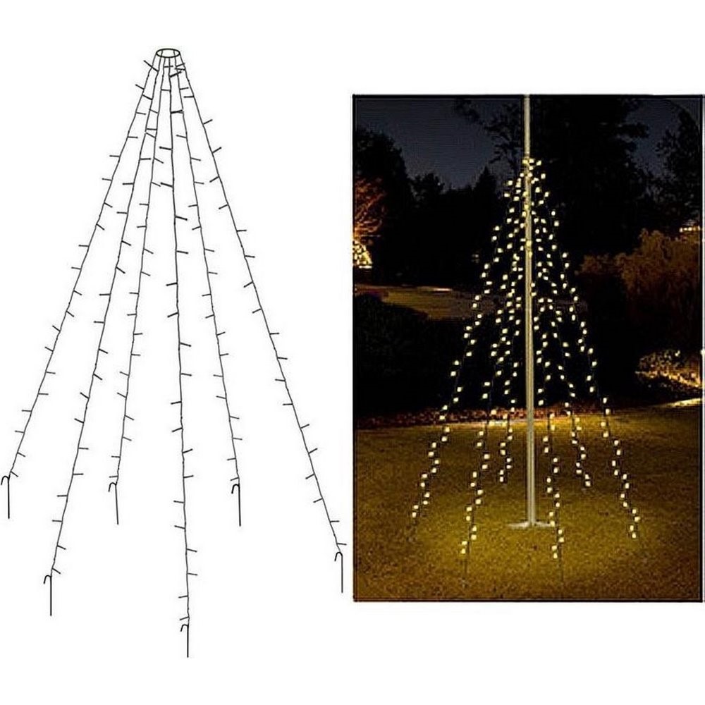 Koopman Flagpole 120 Leds Warm White