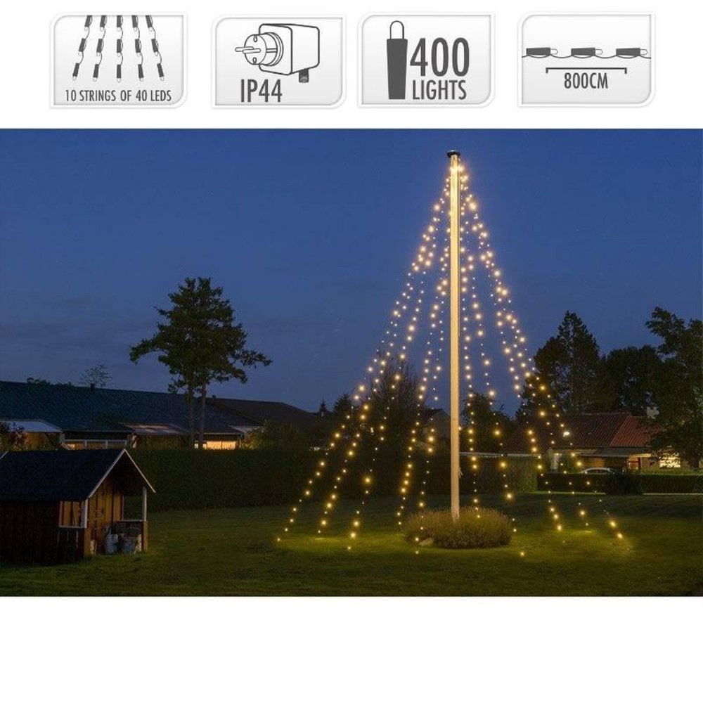 Koopman Flagpole 400 Leds Warm White