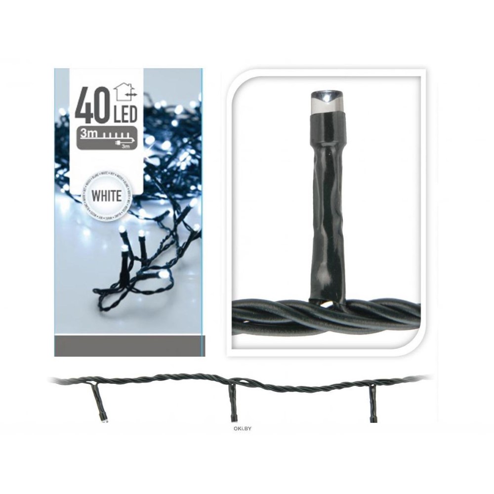 Koopman Led String 40 Leds White Outdoor