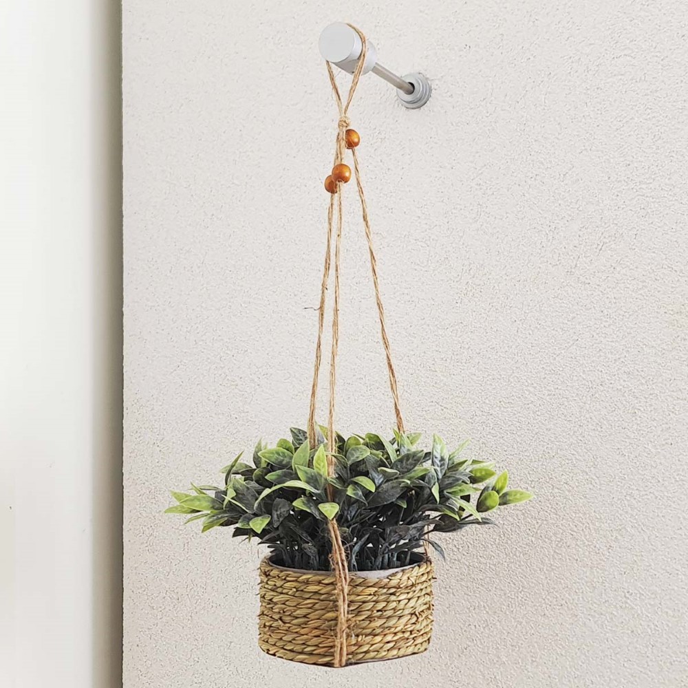 Koopman Hanging Plant in Jute Pot