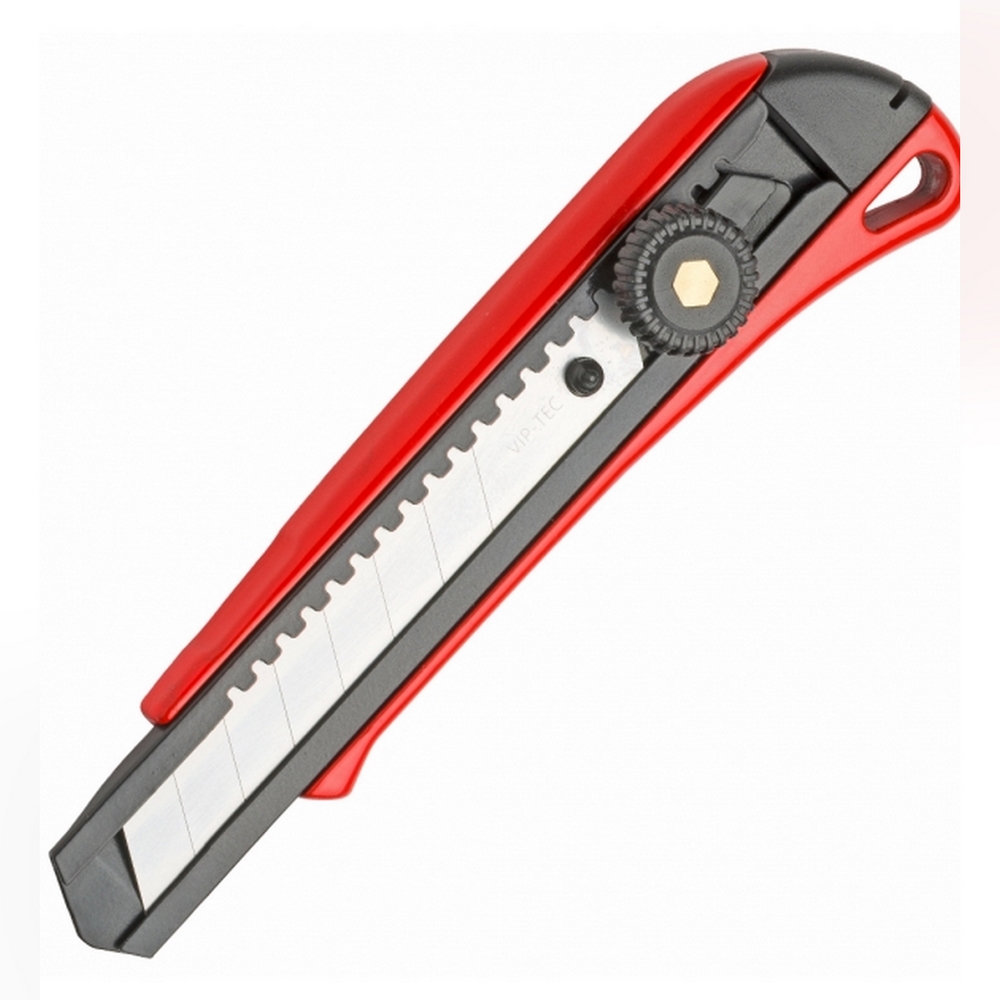 Vip-Tec Professional Utility Knife With Ratchet Knob Lock