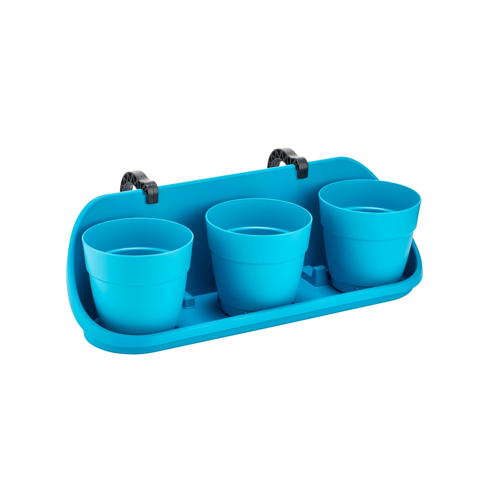 Poliwork Manolya 13 Triple Balcony Flower Pot