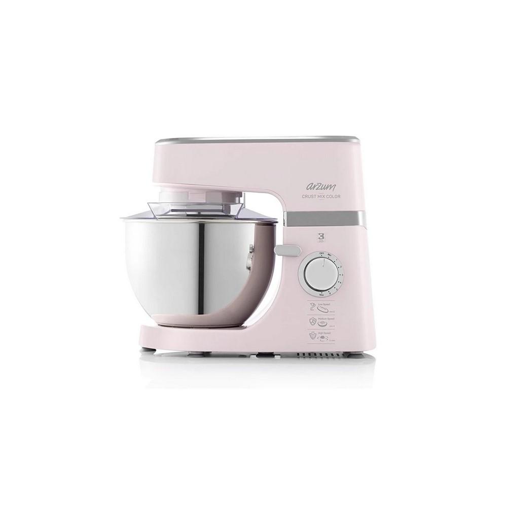 Arzum Crust Mix Color Stand Mixer - Pink