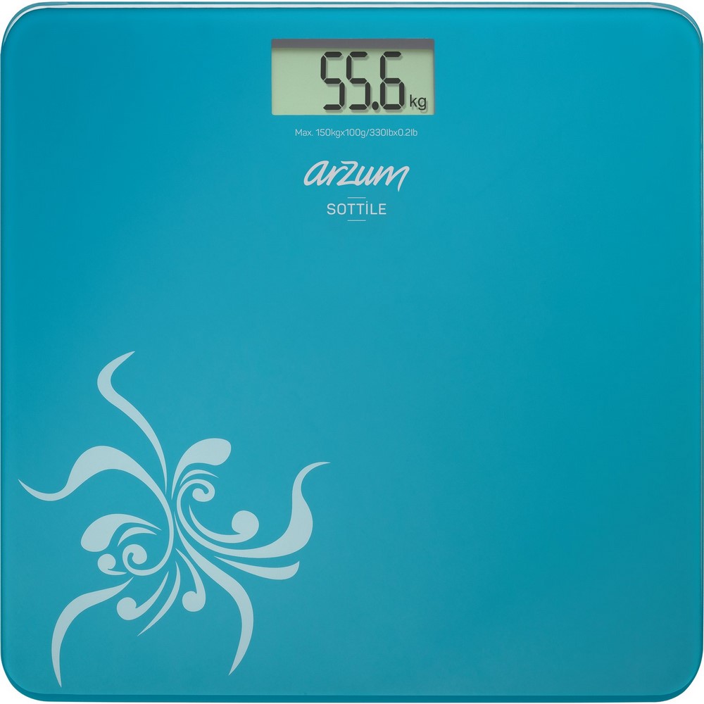 Arzum Sottile Blue Digital Bathroom Scale
