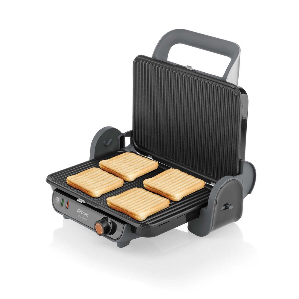 Arzum Eco Panini Grill And Sandwich Maker - Black