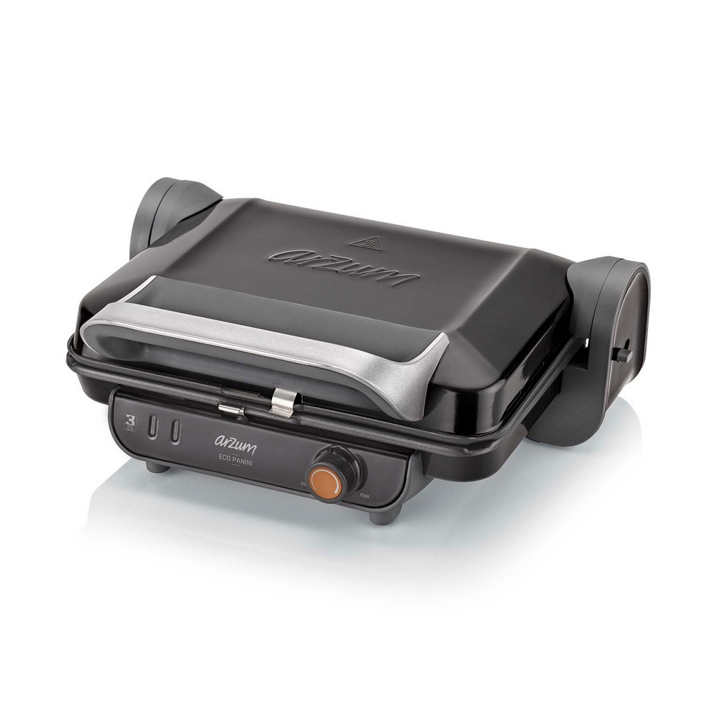 Arzum Eco Panini Grill And Sandwich Maker - Black