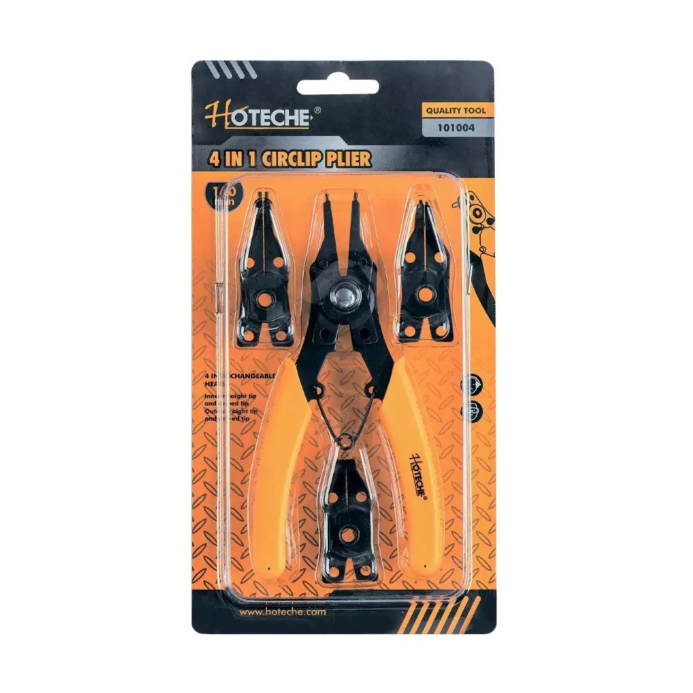 Hoteche 150Mm 4 In 1 Circlip Plier