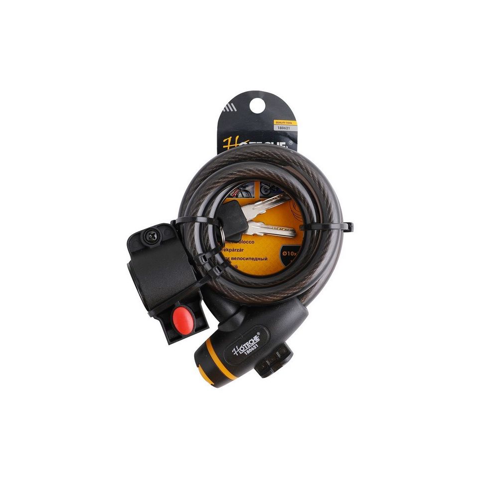 Hoteche 12X1000Mm Spiral Cable Lock