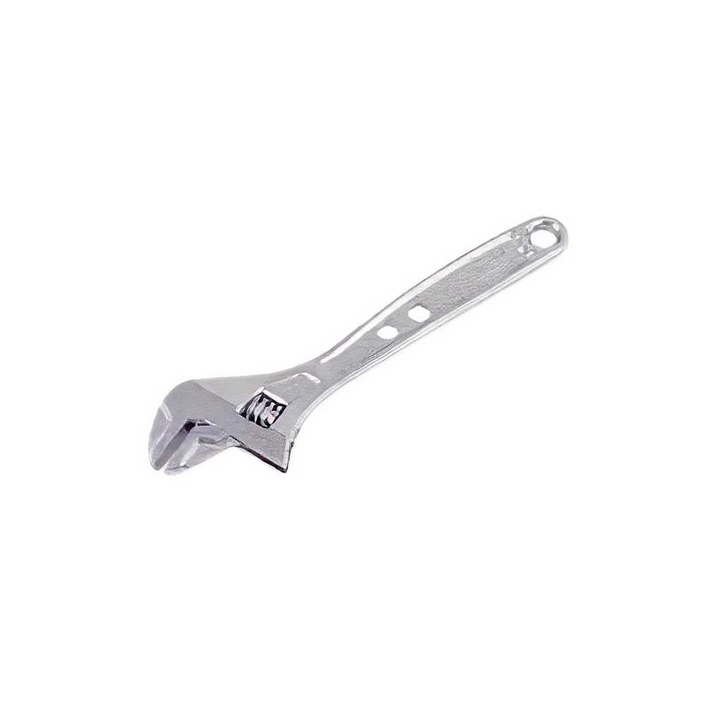 Hoteche 150Mm Adjustable Wrench Nickel Plated
