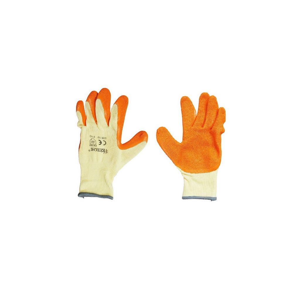 Hoteche 10  /250Mm 10G Latex Coated Gloves