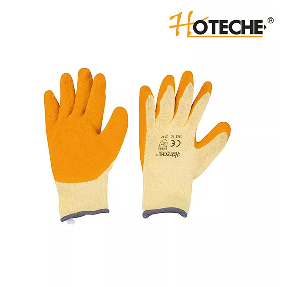 Hoteche 10  /250Mm 10G Latex Coated Gloves