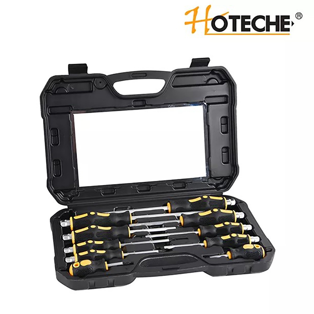 Hoteche 10 Pcs Go-Through Screwdriver Set