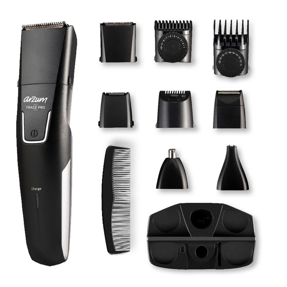 Arzum Trace Pro 9 İn 1 Groomer Kit - Black