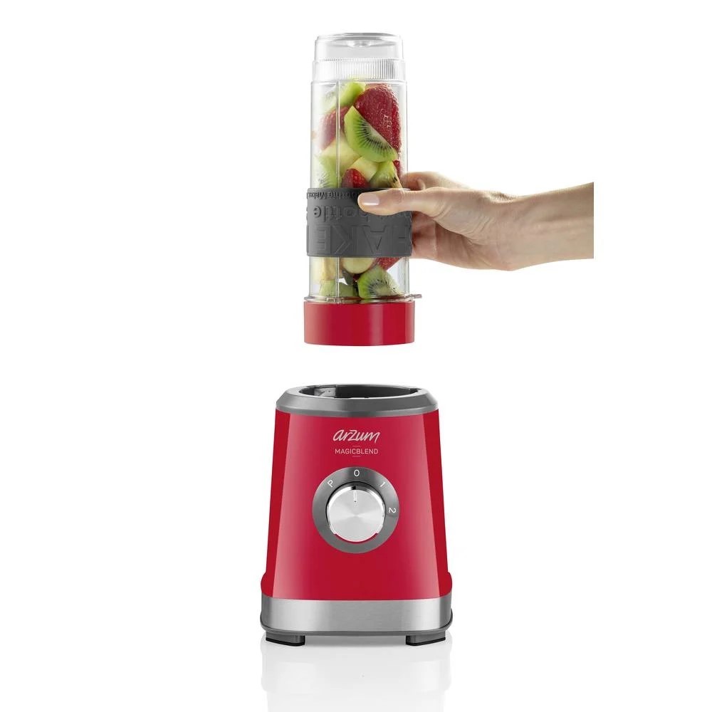 Arzum Maxiblend Glass Liquidiser - Red