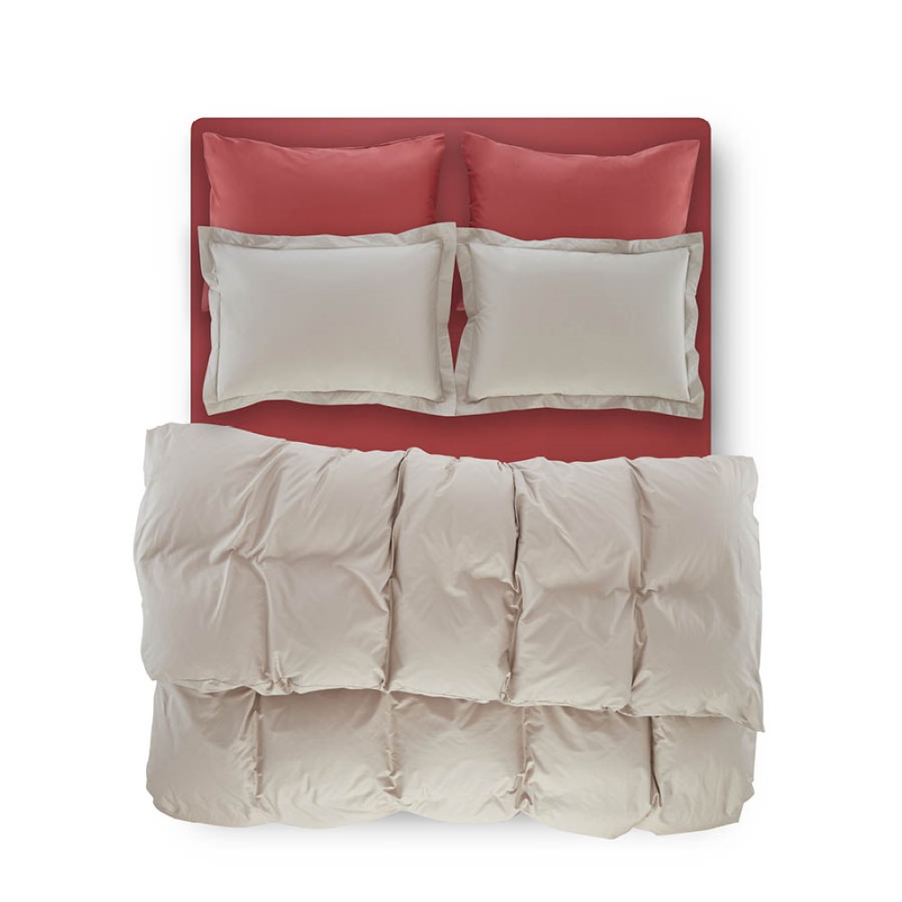 Penelope Laura Percale Easy Care 120*200+35 Cm Fitted Sheet Set Coral