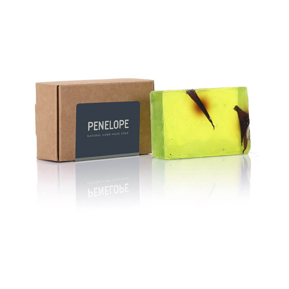 Penelopehandmade Olive Soap With Leaf 120 Gr
