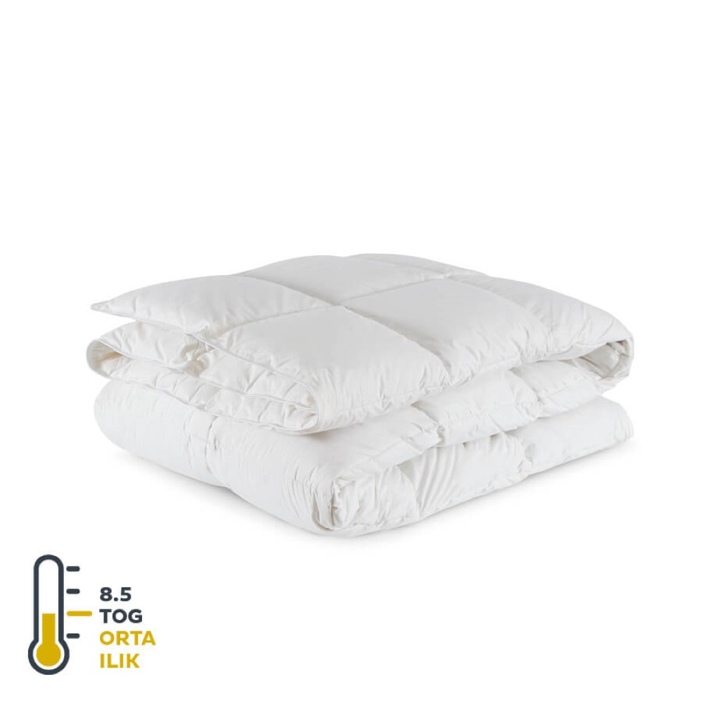 Penelope Gold 8,5 Tog Goose Down Duvet Single 155*215 Cm