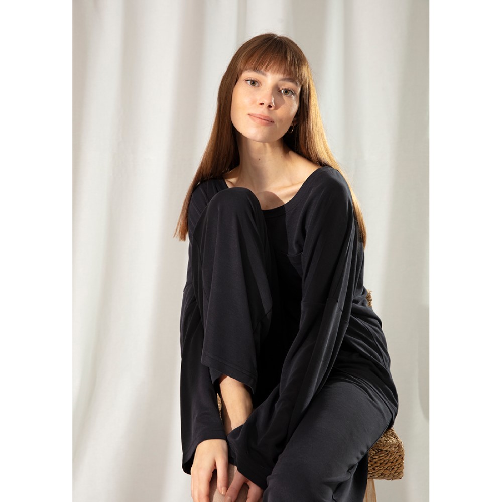 Penelope Allure Loungwear Set Black L-XL