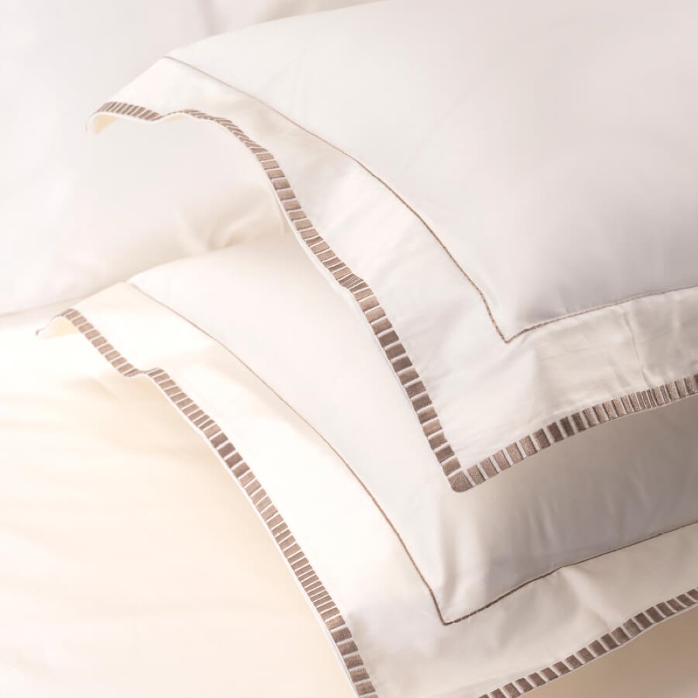 Penelope Piano Duvet Cover Set 220*240 Cm ; Stone