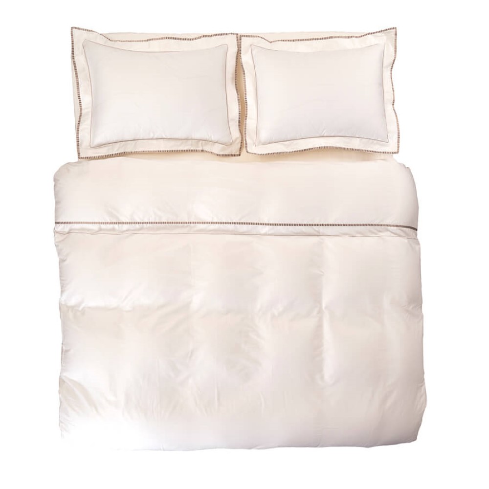 Penelope Piano Duvet Cover Set 220*240 Cm ; Stone