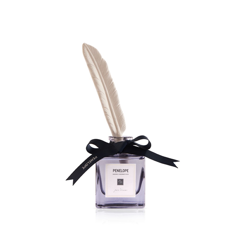 Penelope Pure Dreams 100 CC Home Fragrance  With White Stone Feather Anthracite
