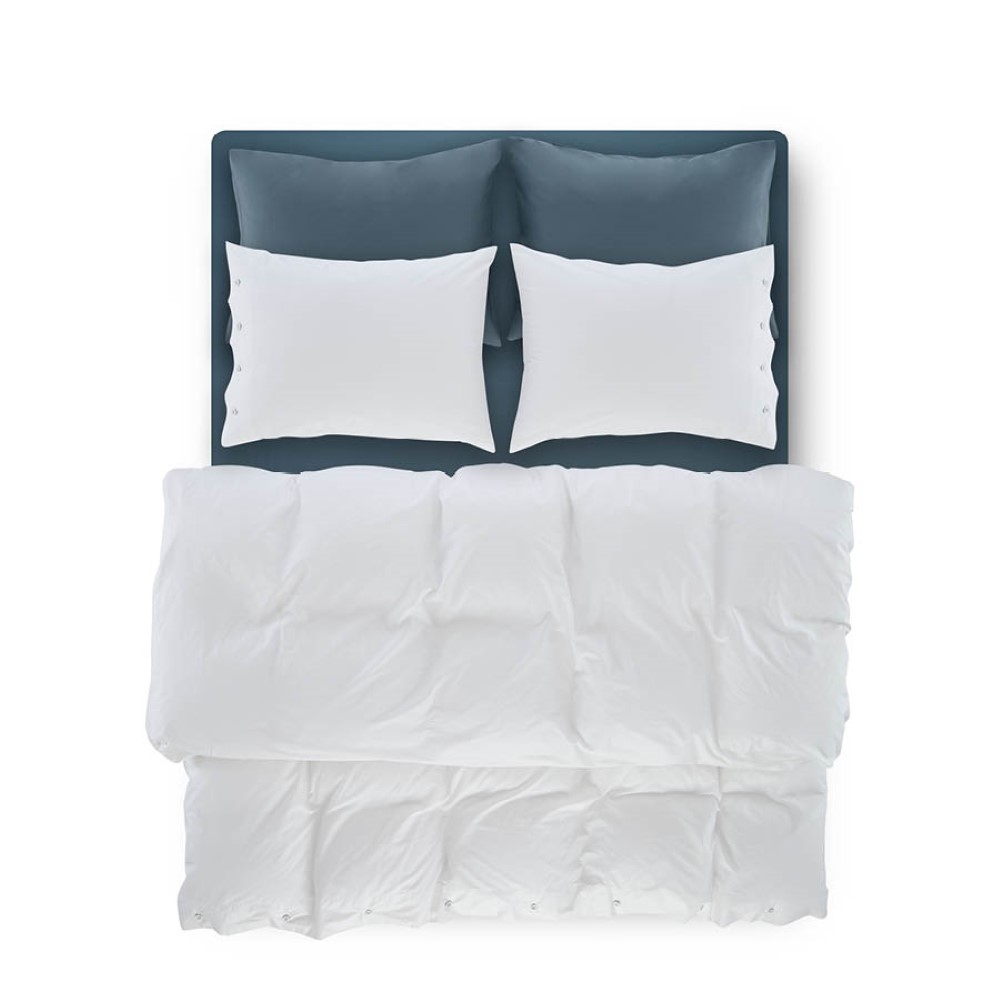 Penelope Laura Percale Easy Care 120*200+35 Cm Fitted Sheet Set Petrol