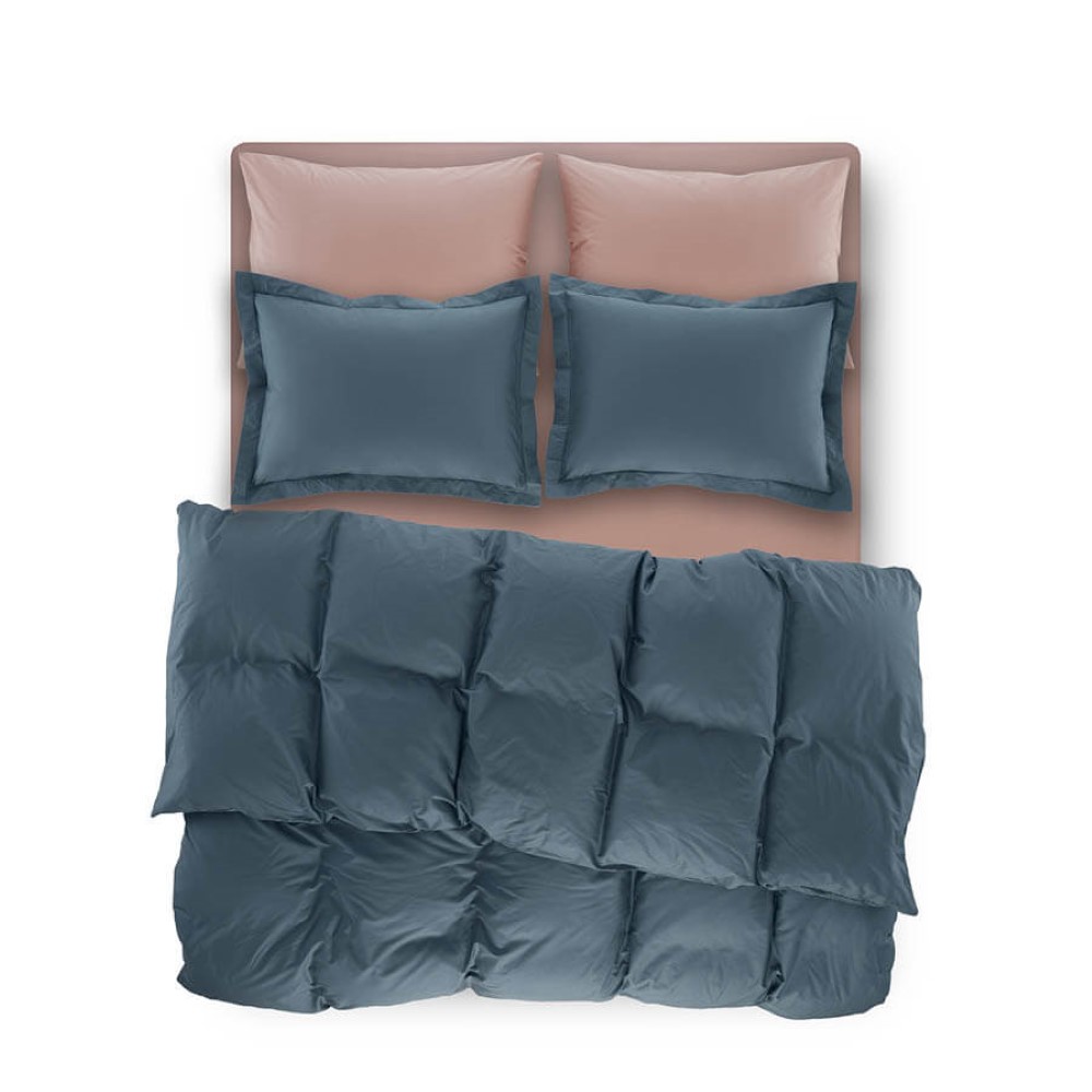 Penelopecatrine Percale Easy Care 160*220 Cm Duvet Cover Set Single Petrol