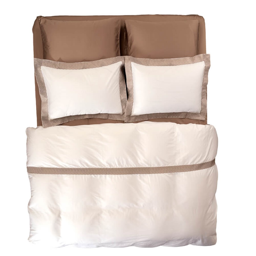 Penelope Elegance Duvet Cover Set 240*260 Cm ; Stone