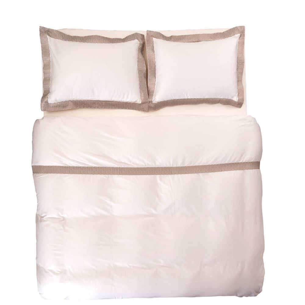 Penelope Elegance Duvet Cover Set 240*260 Cm ; Stone