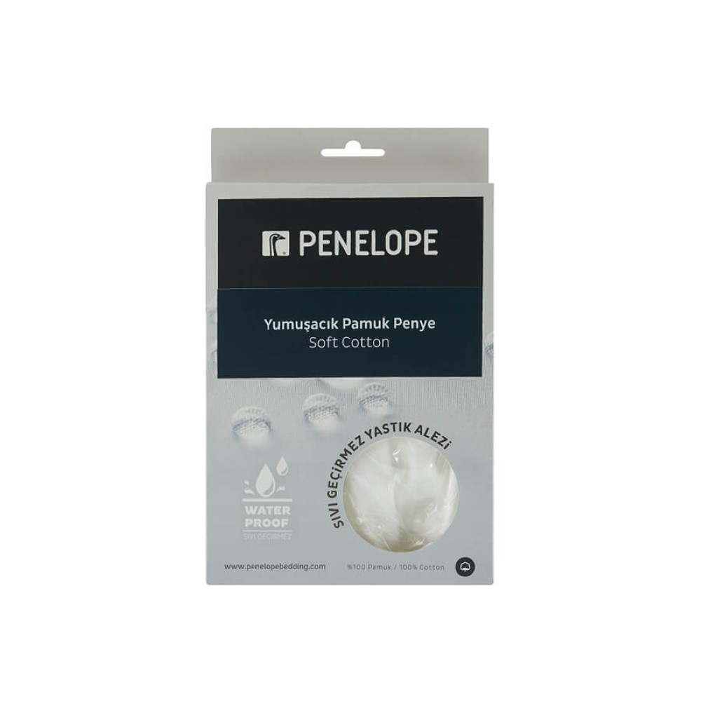 Penelope Cotton Combed Liquid Proof Pillow Protector 35*45 Cm 2Pcs
