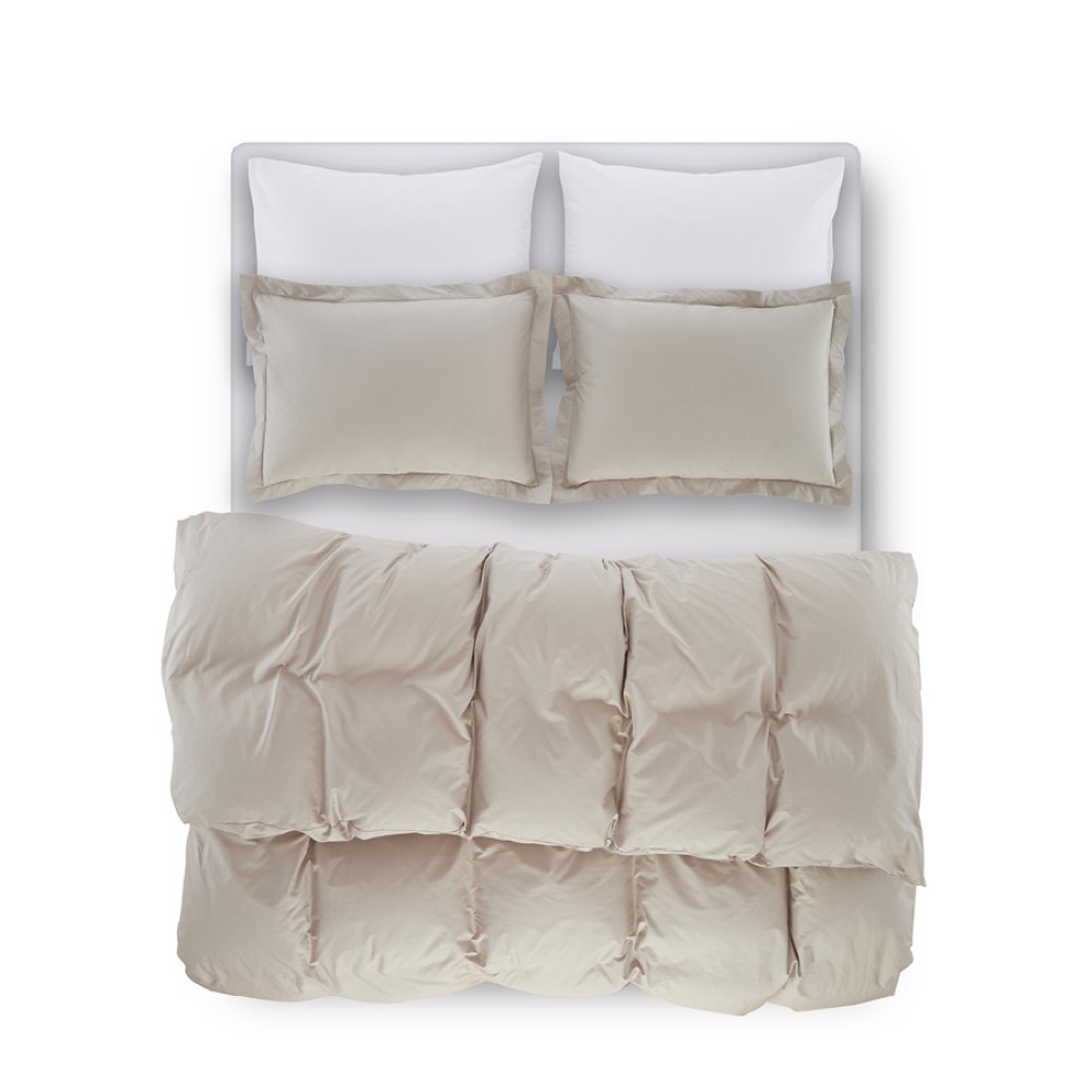 Penelope Catrine Percale Easy Care 160*220 Cm Duvet Cover Set Single Light Grey