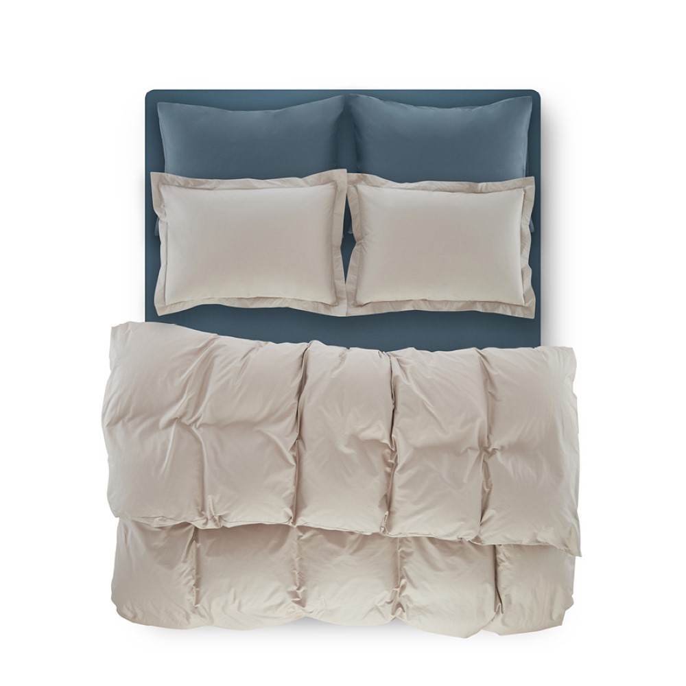 Penelope Catrine Percale Easy Care 160*220 Cm Duvet Cover Set Single Light Grey