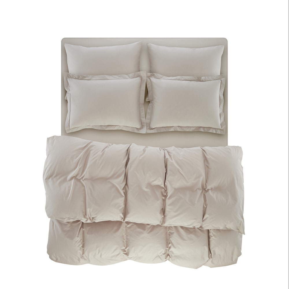 Penelope Catrine Percale Easy Care 160*220 Cm Duvet Cover Set Single Light Grey