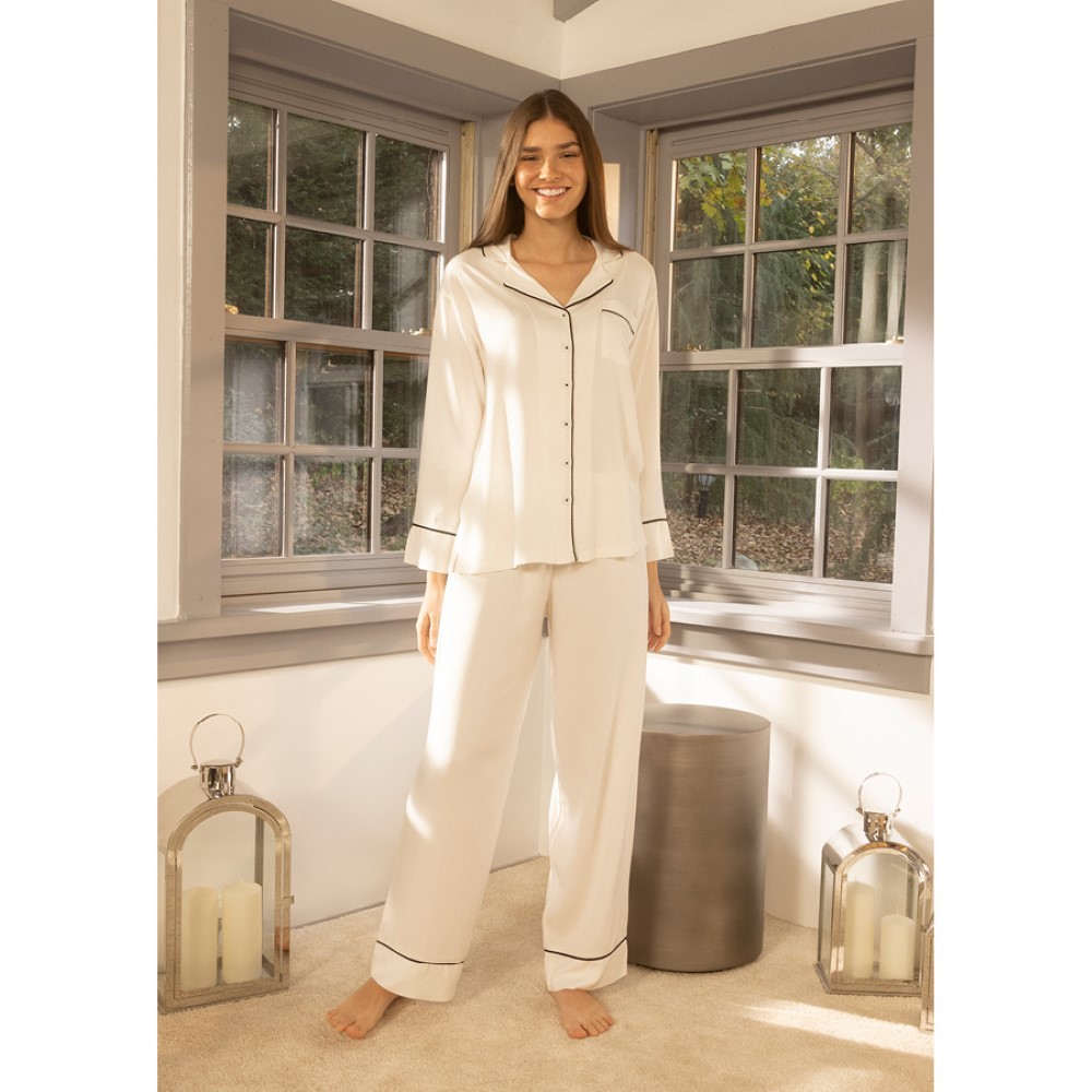 Penelope Cool White Pyjamas L