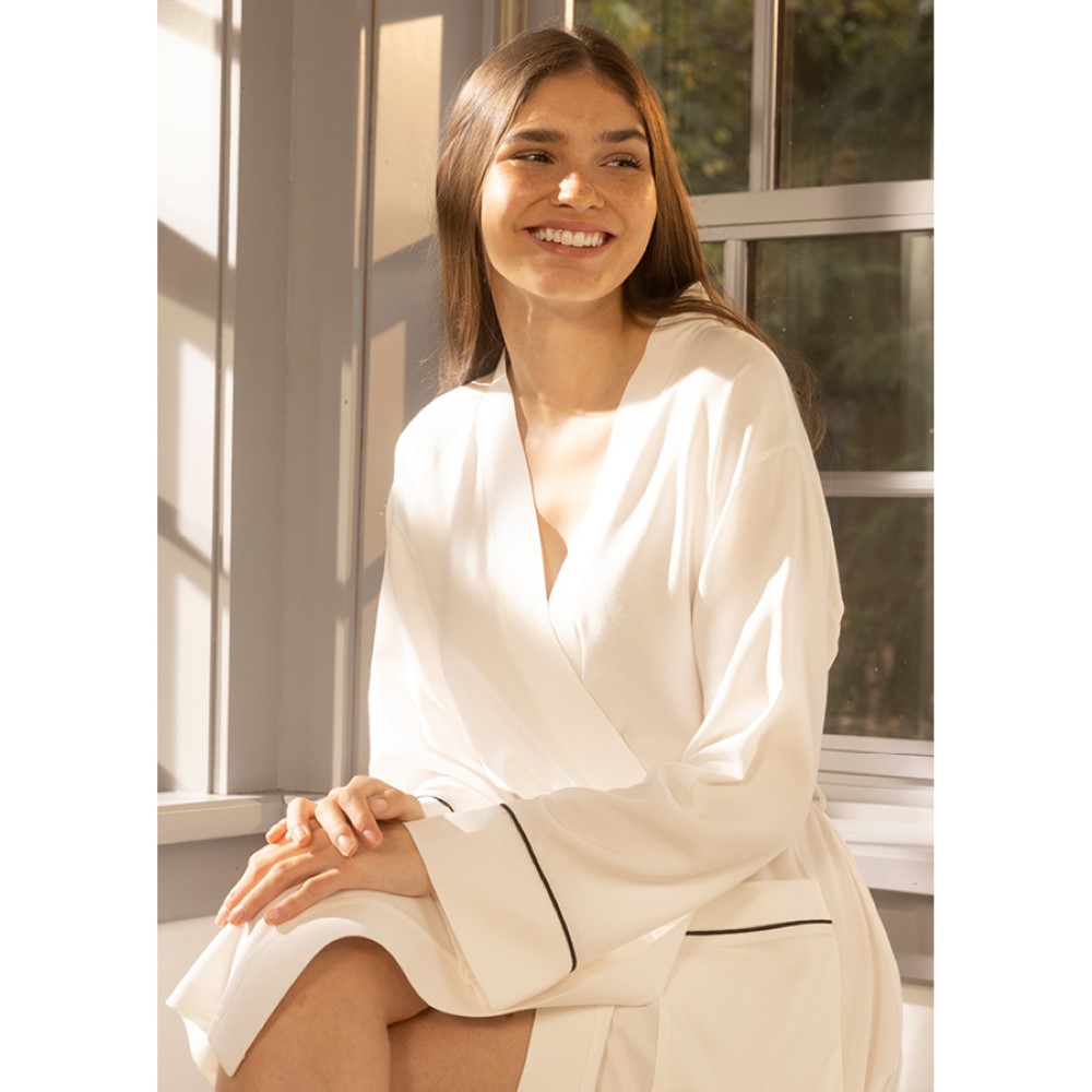 Penelope Cold White Dressing Gown XL