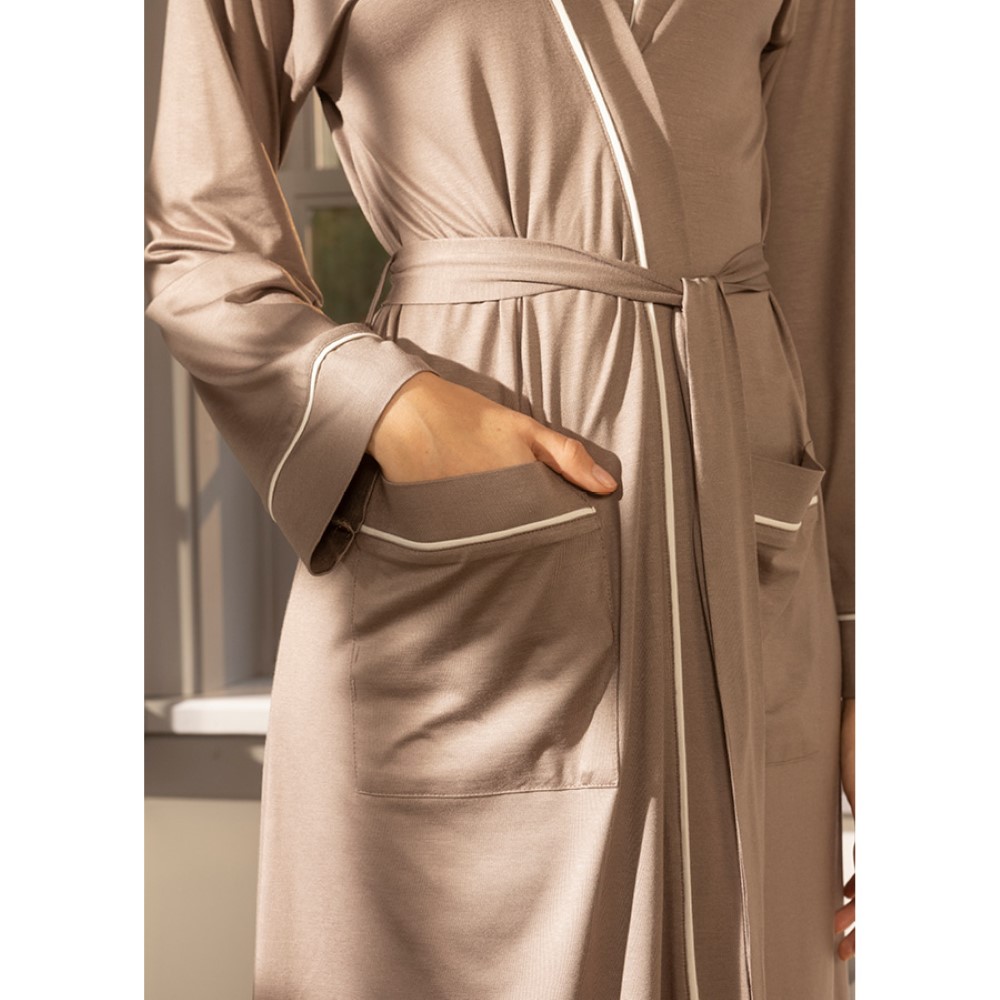 Penelope Gaia Dressing Gown Mink L
