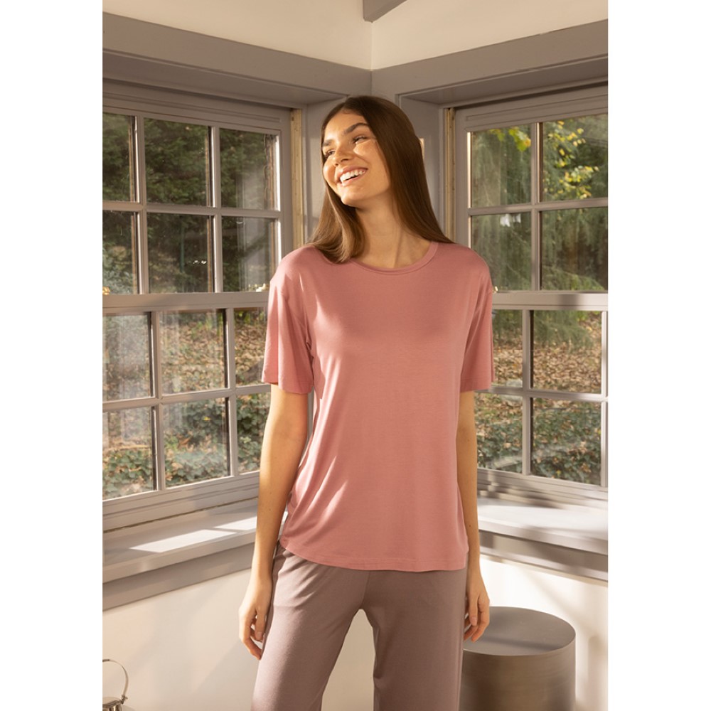 Penelope Baily Short Sleeve T-Shirt Duty Rose M