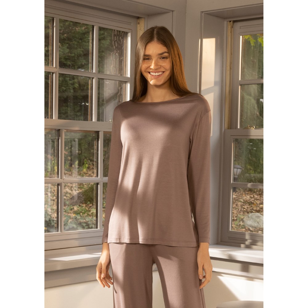 Penelope Baily Long Sleeve T-Shirt Mink S