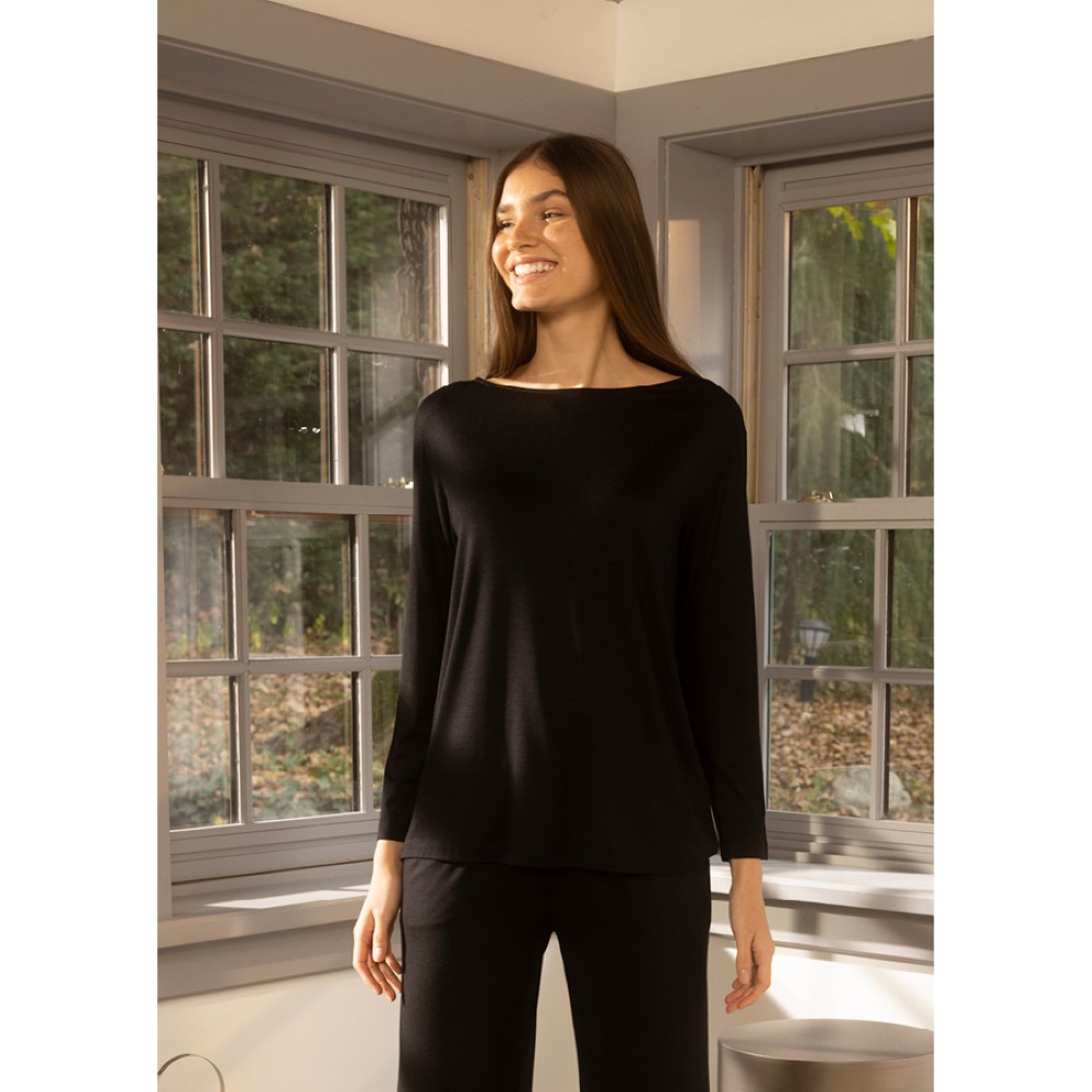 Penelope Baily Long Sleeve T-Shirt Black M