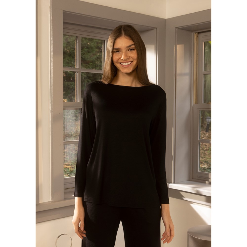 Penelope Baily Long Sleeve T-Shirt Black M